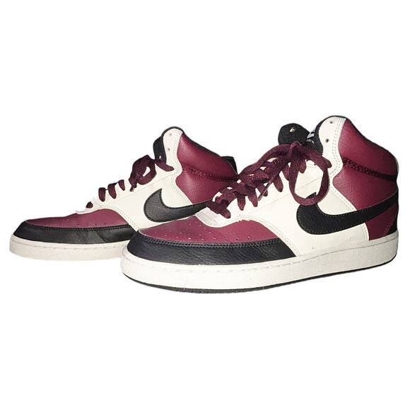 Nike Court Vision Mid Dark Beetroot DN3577-600 Athletic Running Shoes Men's 9 - Picture 3 of 7